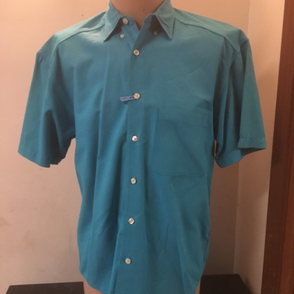 Men's Short Sleeve GAP Blue Shirt